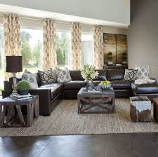 living room leather