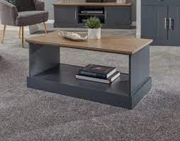 Blue Slate Occasional Coffee Table Open