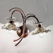 Shabby Chic Wall Lights Made In Italy