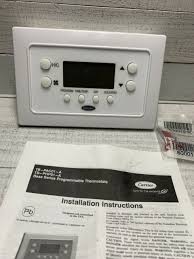 Before buying a programmable thermostat, identify the. Carrier Tb Pac01 A Touch Base Series Programmable Digital Thermostat For Sale Online