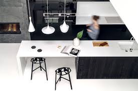 minimalist house interior in black and