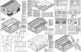 Cabin Shed Guest House Building Plans