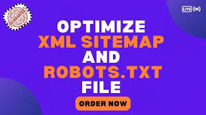 fix robots txt and xml sitemap for your