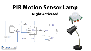 night activated pir motion sensor l