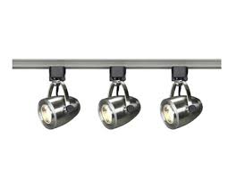 Satco Led Pinch Back Brushed Nickel Track Light Fixture 3 Pack Kits 866 637 1530