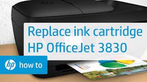 The full solution software includes everything you need to install and. Hp Officejet 3830 Deskjet 3830 5730 Printers Replacing The Ink Cartridges Hp Customer Support