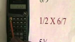 using the fraction key on the ti 30xa