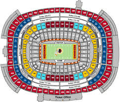 Fedexfield Landover Md Seating Chart View