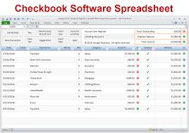 Excel Checkbook Register Spreadsheet Software For Checking Credit