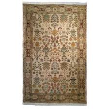 green gold wool rug 5058
