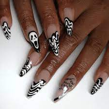 50 scary good halloween nail art ideas
