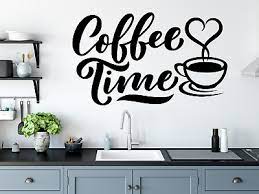 Wall Sticker Coffee Time Home Decals