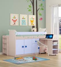 Our kids bunk bed is an essential pick for every girl's or boy's bedroom. Buy Talisman Ladder Loft Bed With Study Table In White Casacraft By Pepperfry Online Loft Beds Kids Furniture Kids Furniture Pepperfry Product