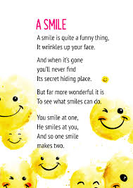 a smile poem for cl 2 get summary