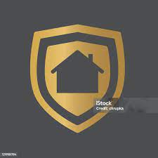 Estate Home House Insurance Investment Property Protection Icon gambar png