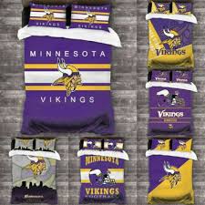 Minnesota Vikings Bedding Set 3pcs