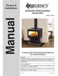 Installation Manual Regency Fireplace