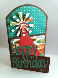 Cricut Tri Fold Birthday Card Wild Card And Celebrations Cartridges