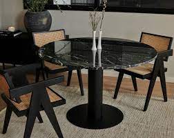 Black Marble Dining Tables Aime Té