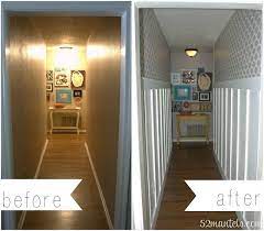 hallway makeover narrow hallway decorating