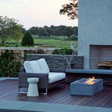 Modern Outdoor Fireplaces Photos
