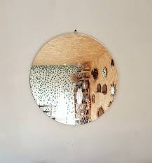 Big Round Mirror Wall Hanging Frameless