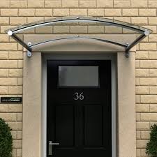 Curved Polycarbonate Door Canopy Type