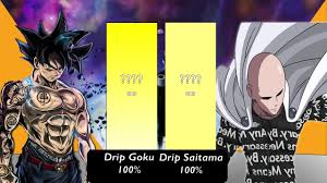 drip goku vs drip saitama power level