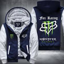 Limited Edition F X Racing And Monster Energy Fleece Jacket