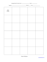 fillable seating chart form 6 by