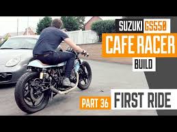 cafe racer build 36 suzuki gs550 the