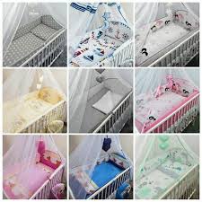 8 10 piece nursery cot bedding set