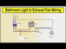 Bathroom Fan Wiring With Light