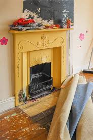 how to re a cast iron fireplace