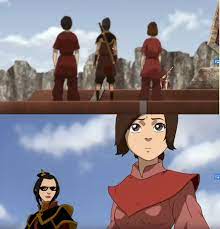 Ty Lee looking worried for Sokka as the gondola's line was about to be cut  : r/TheLastAirbender