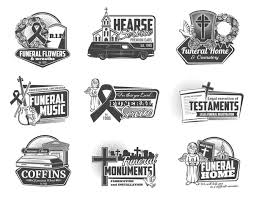 1 572 funeral logo vector images