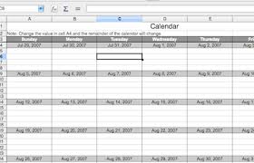 Calc Calendar Template Basic Guide 2 Office