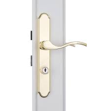 Serenade Polished Brass Mortise Latch