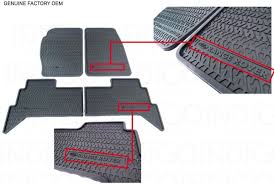 land rover floor mats rubber set kit