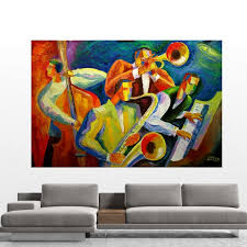 Jazz Wall Art Acrylic Painting
