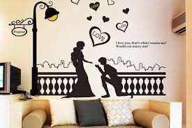 Wall Decor Stickers Romantic Wall Art