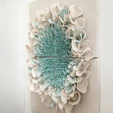 Ceramic Flower Wall Decor Porcelain