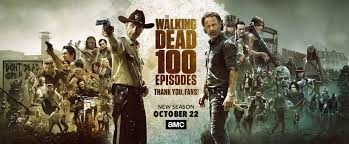 the walking dead 100 episodes banner