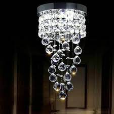 New Led Crystal Ceiling Light In