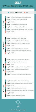 4 week bodyweight challenge workout