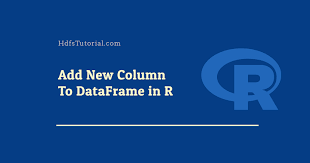 how to add column to dataframe r with