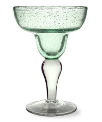 tag green bubble glass margarita glass