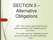 If the uncertainty consists in whether the day will come or not, the obligation is conditional. Chapter 3 Sec 1 6 Arts 1179 1230 Chapter 3 Section 2 Obligations With A Period Articles 1193 1198 1 Meaning Of An Obligation With A Period It Is Course Hero
