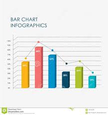 Bar Chart Info Graphics Elements 3d Vector Flat Design Full