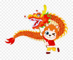 chinese new year lion dance cartoon